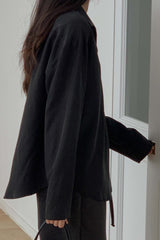 Collared Cupro Blouse