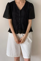 Broderie Anglaise Blouse
