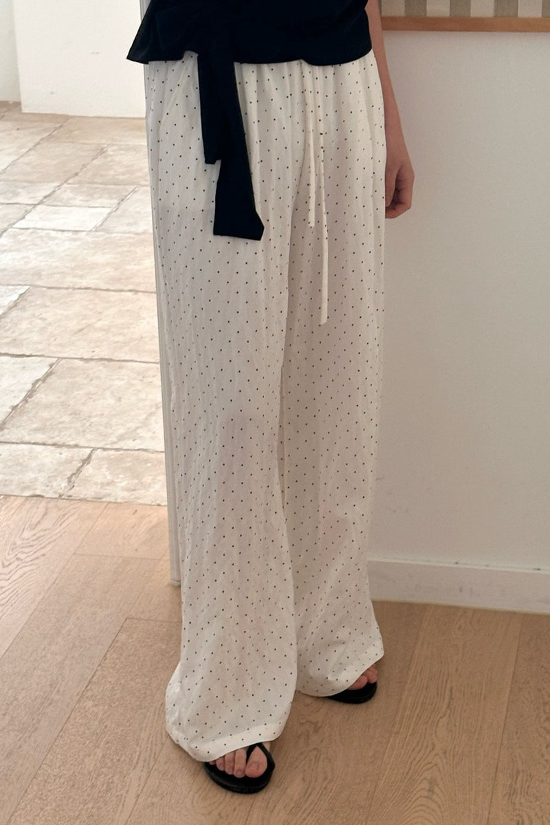 Polka Dot Banding Pants