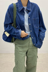 Denim Overfit Shirt