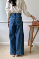 Two Tone Wide Fit Jean