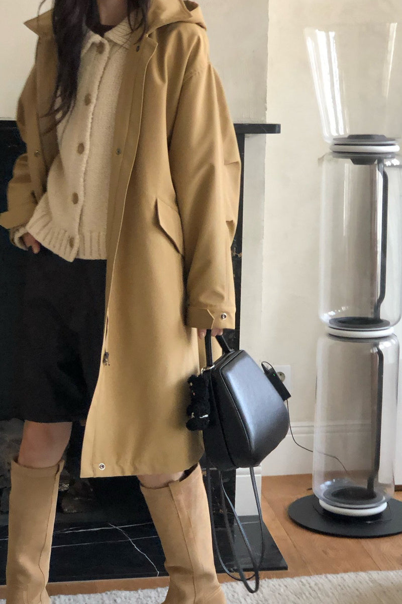 Foet London Hooded Coat (Hood Detachable)