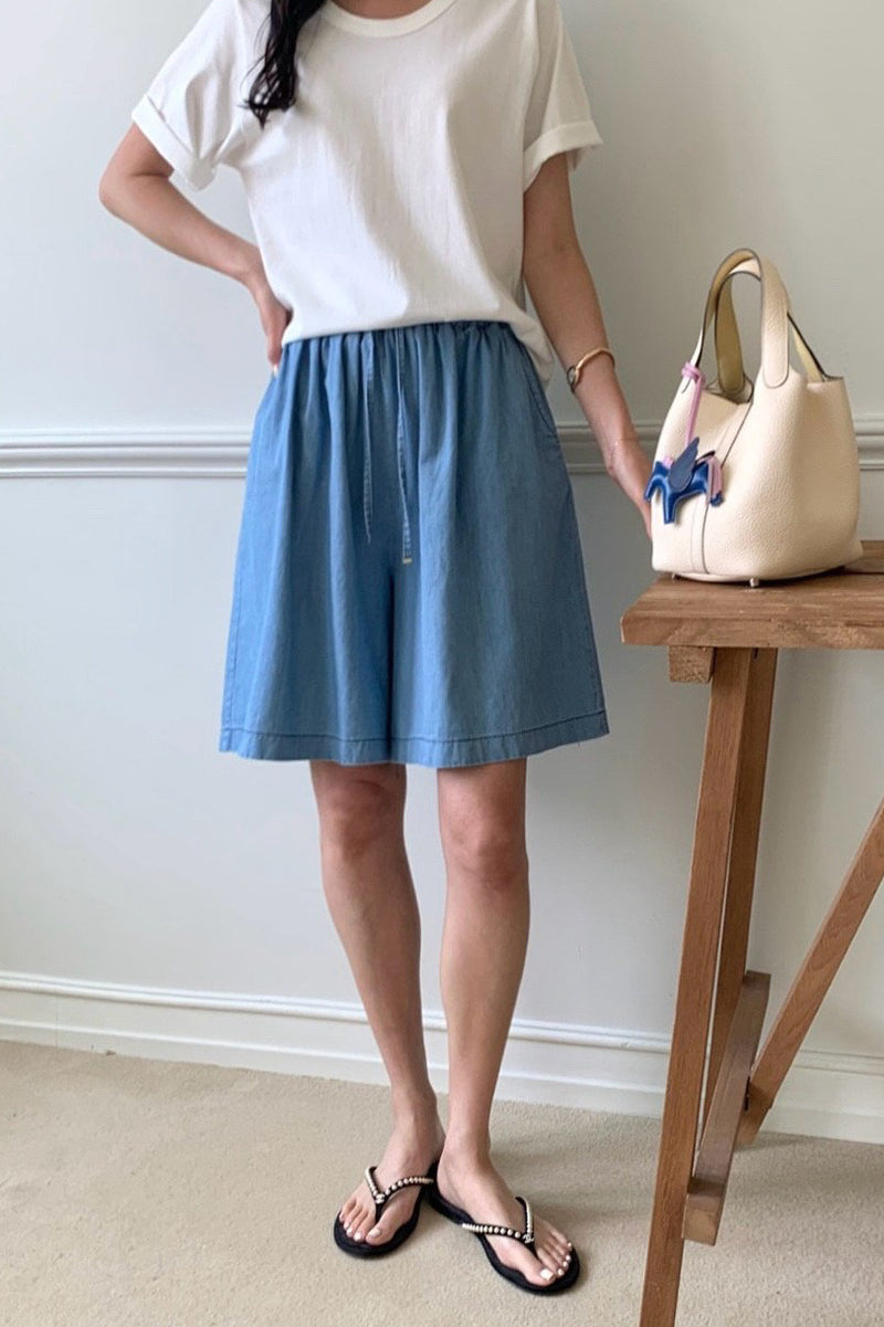 Easy Denim Shorts