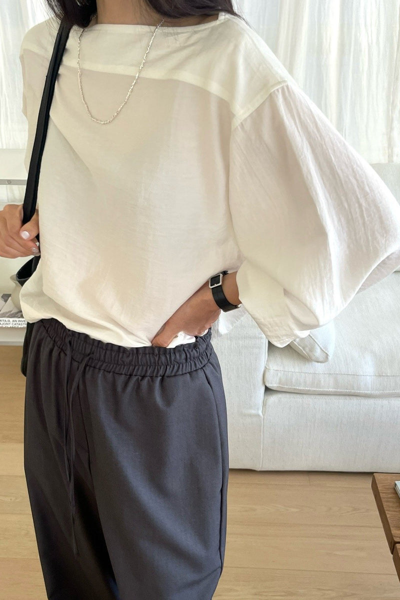 Classic Boatneck Blouse