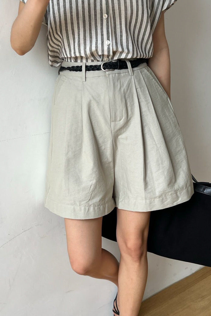 Braided Belt Shorts (Belt Included)