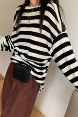 Wool Stripe Tee