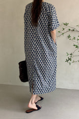 Leafy Yarn Dye Dress