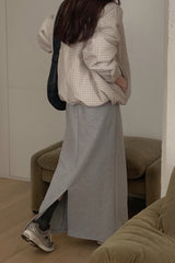 Plaid Bonded Blouson