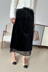 Velvet Layer Skirt