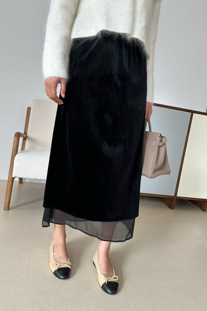 Velvet Layer Skirt