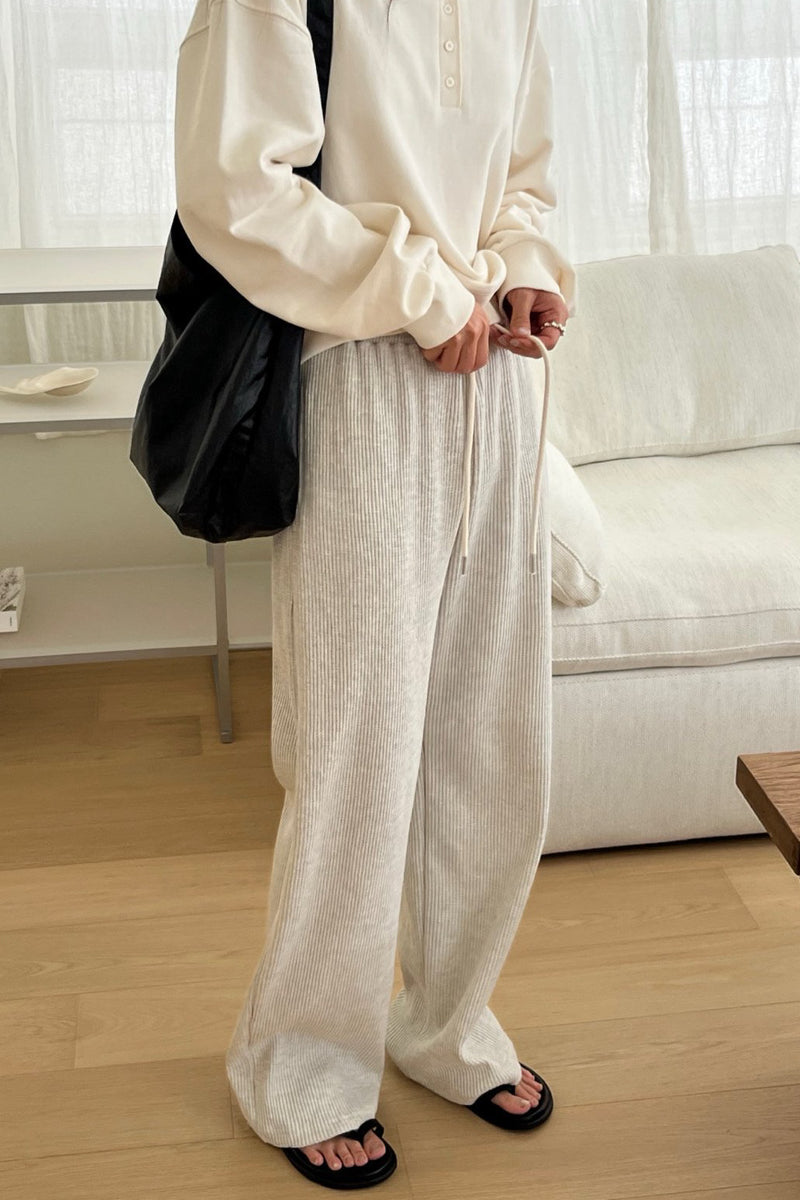 Cozy Waffle Wide Pants