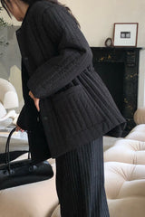 Quilted Sherpa Warmth Jacket