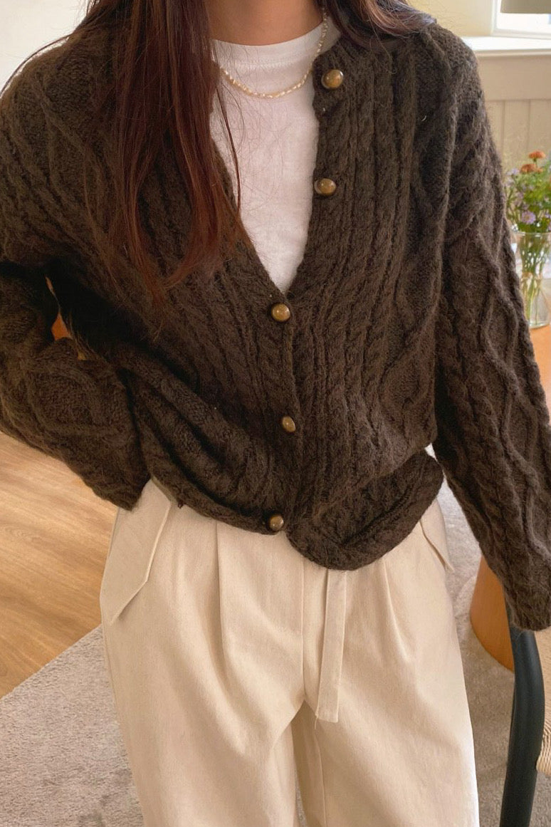 Fisher Cable Cardigan