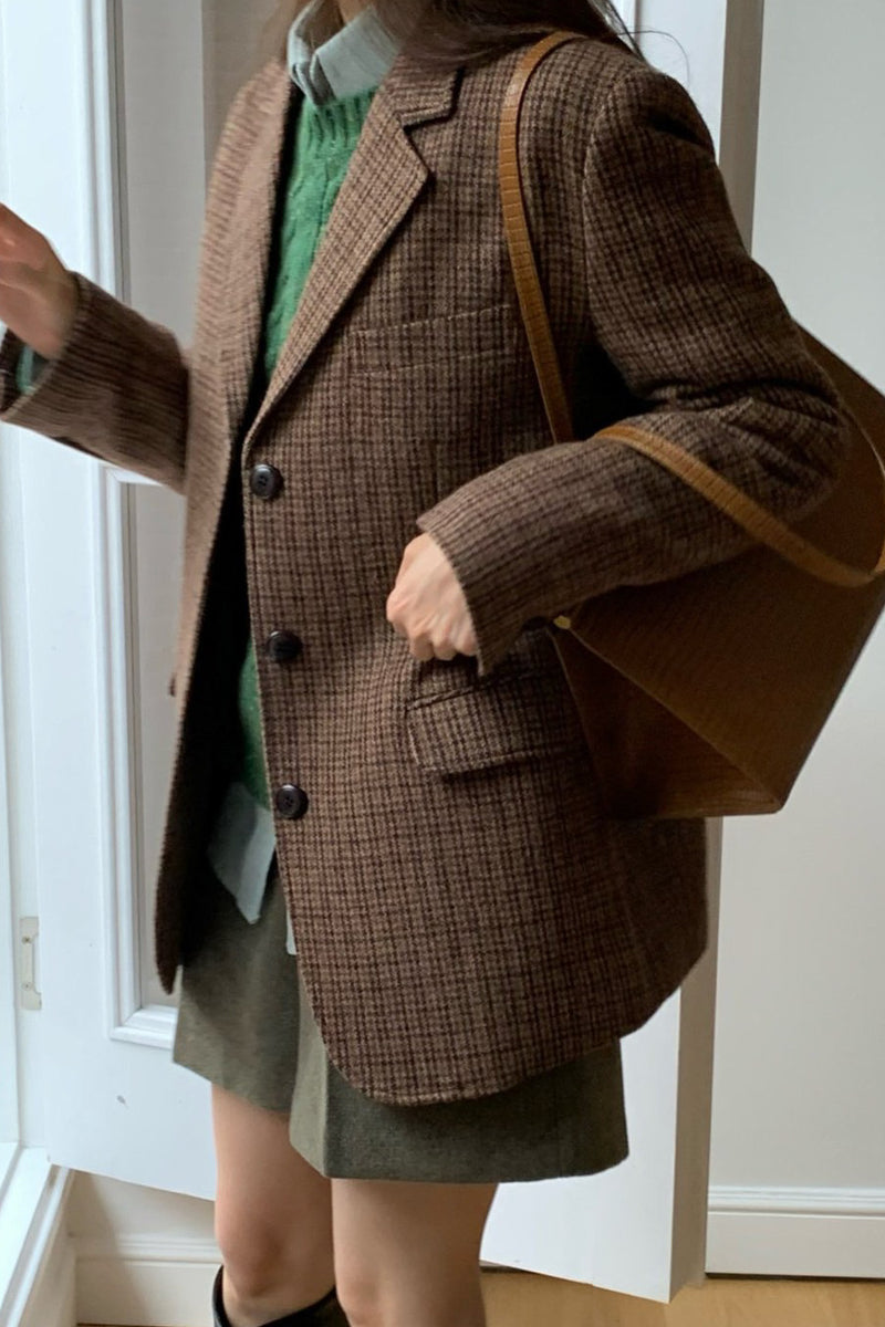 Ver Wool Check Jacket