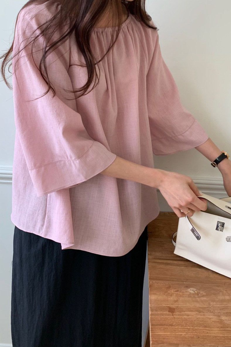 Wide Sleeve Blouse