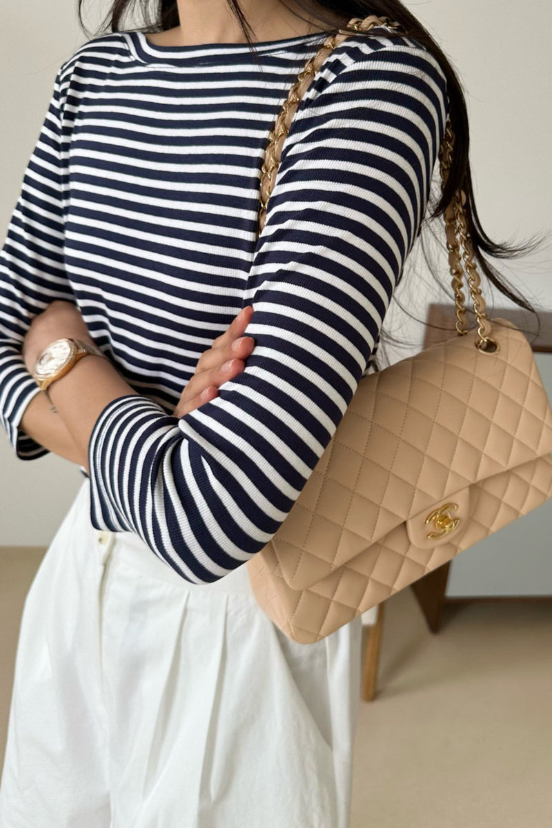 Stripe Lip Tee