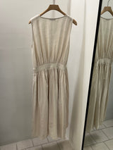 Linen Wrap Dress