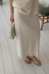 Boatneck Skirt Set