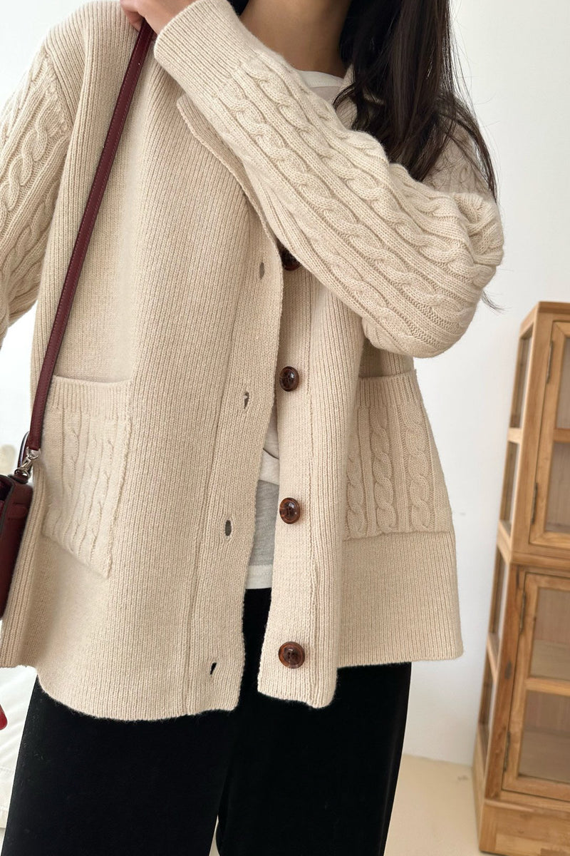 Sleeve Fisher Cardigan