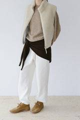 Wool Shearling Vest Jacket