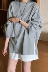 Boxy Slit Tee