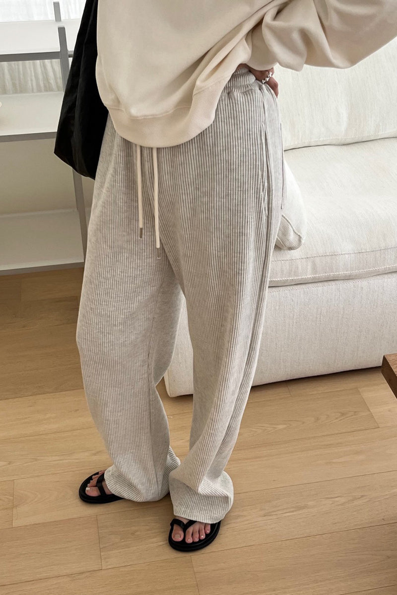 Cozy Waffle Wide Pants