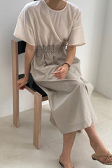 Clean Contrast Dress