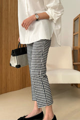 Gingham Span Pants