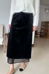 Velvet Layer Skirt