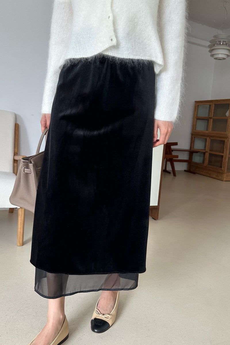 Velvet Layer Skirt