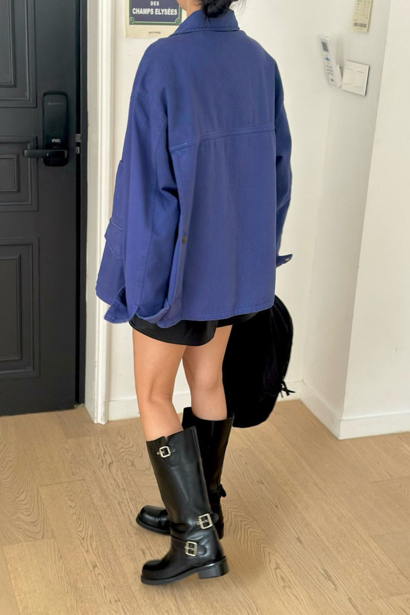 Washed Collar Jacket