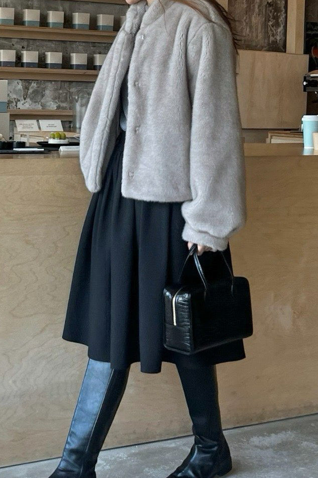 Eco Mink Fur Jacket