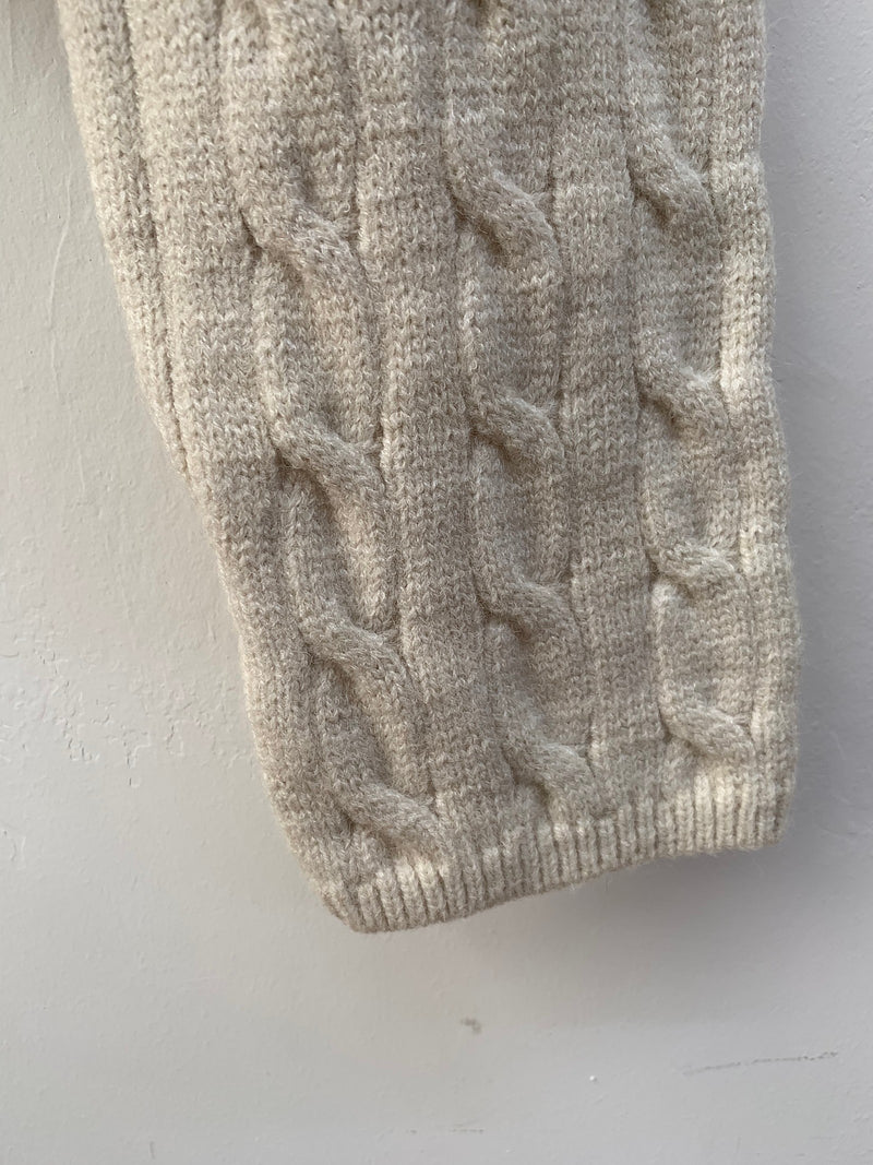 Cable Knit Skirt Set