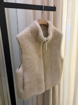 Wool Shearling Vest Jacket