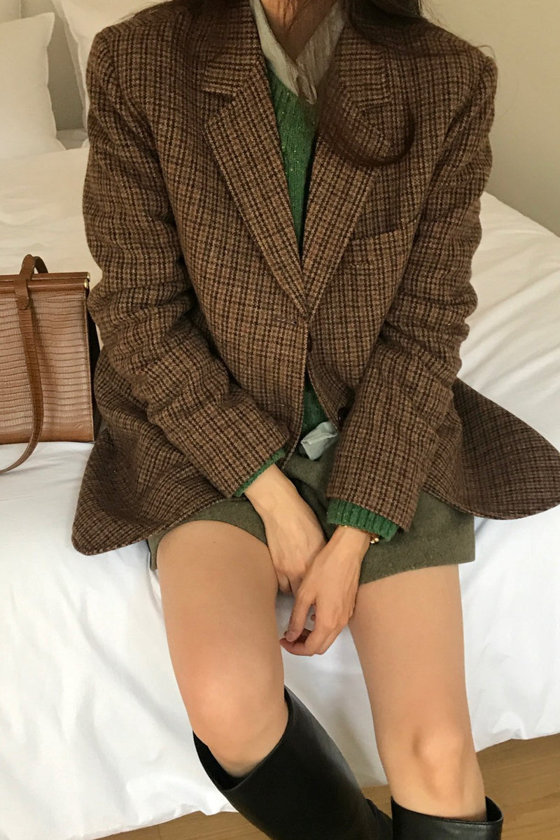 Ver Wool Check Jacket