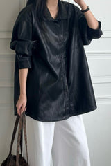 Eco Leather Shacket