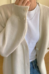 One Pocket Wool Cardigan