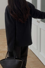Collared Cupro Blouse