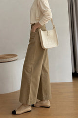Loose Beige Cargo Pants