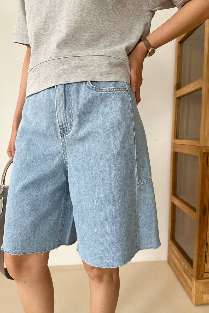 Light Mood Half Denim