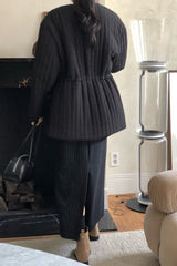 Quilted Sherpa Warmth Jacket