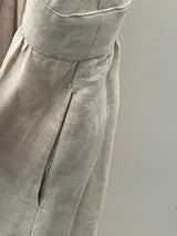 Linen Wrap Dress