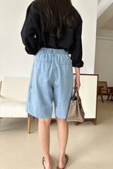 Clean Pocket Denim Shorts