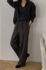 Collared Cupro Blouse