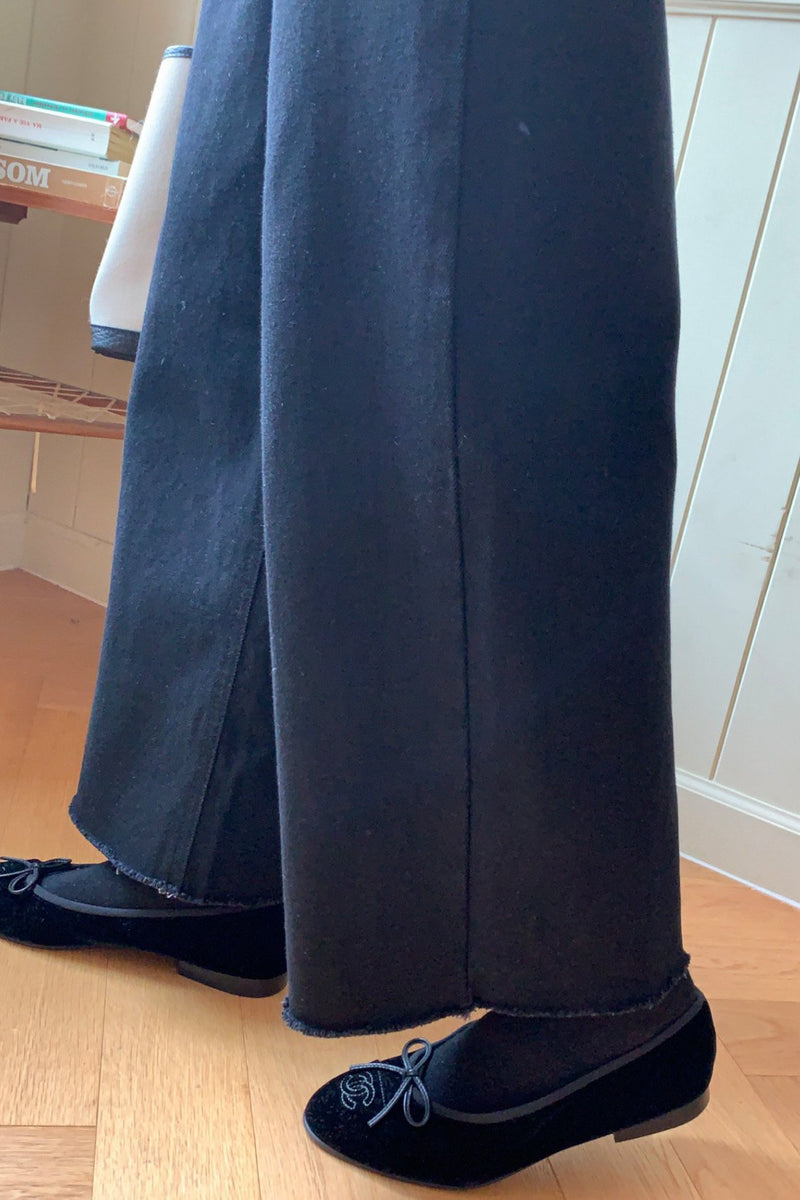 Warm Straight Black Jean