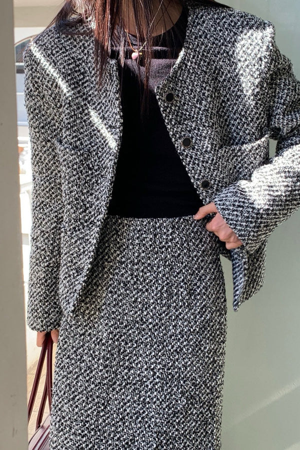 Tweed Jacket + Skirt Set (Jacket also sold separately)