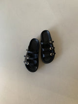 R841 Triple-Strap Platform Sandal