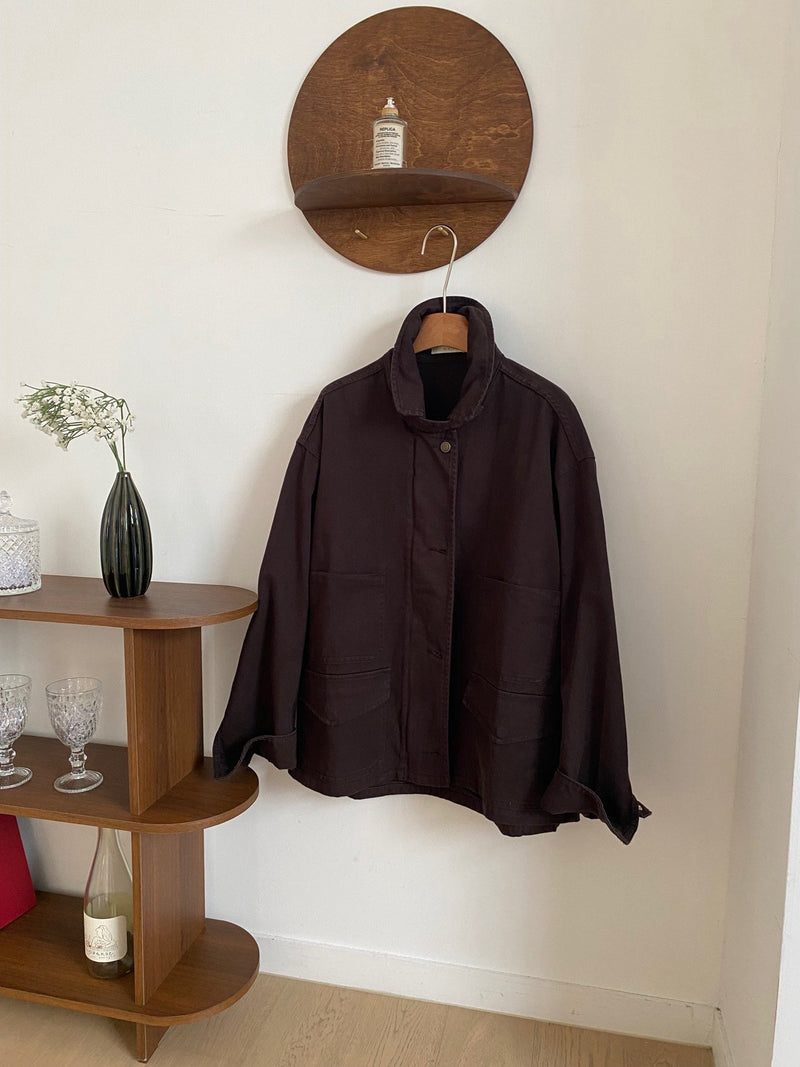 Washed Collar Jacket