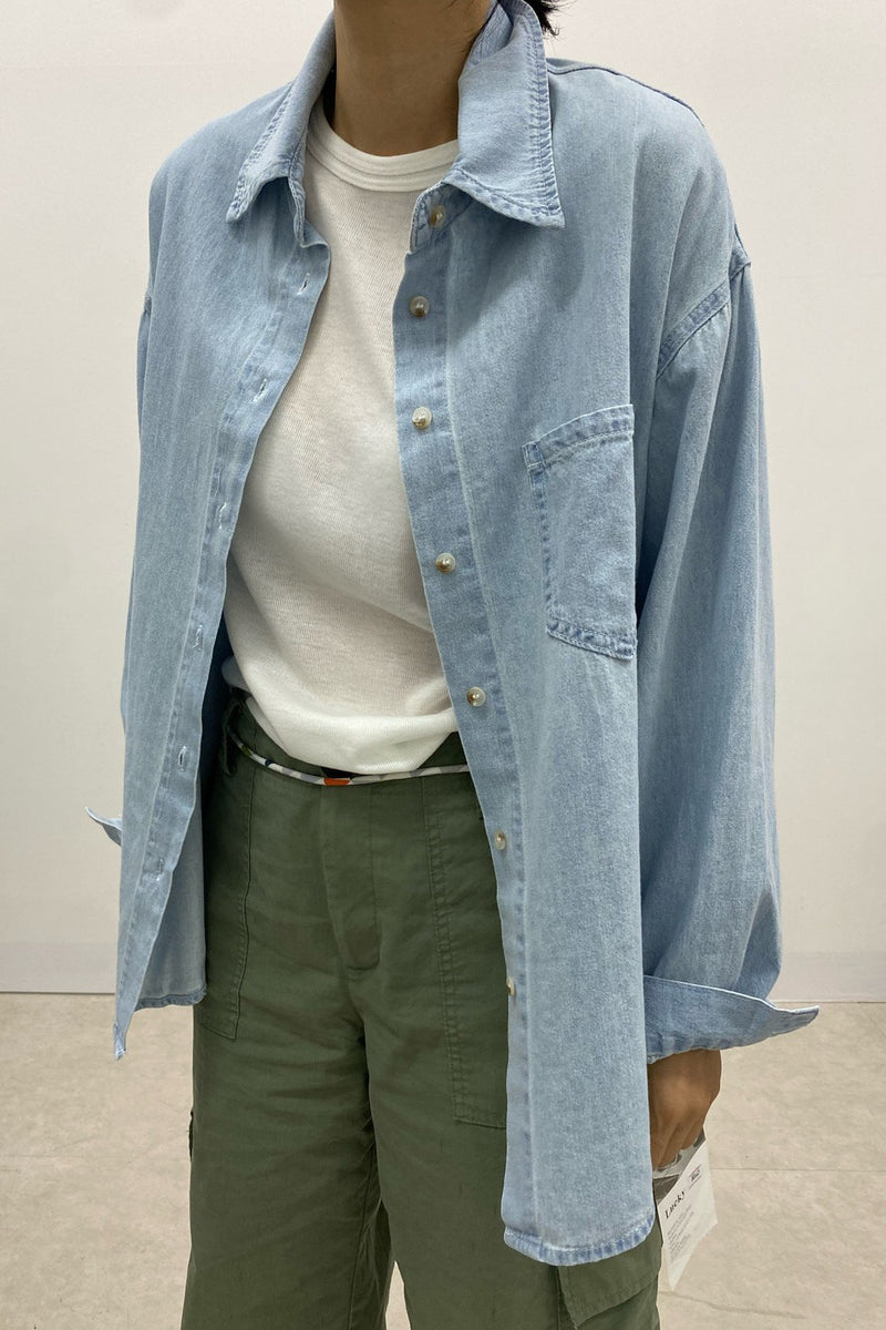 Denim Overfit Shirt