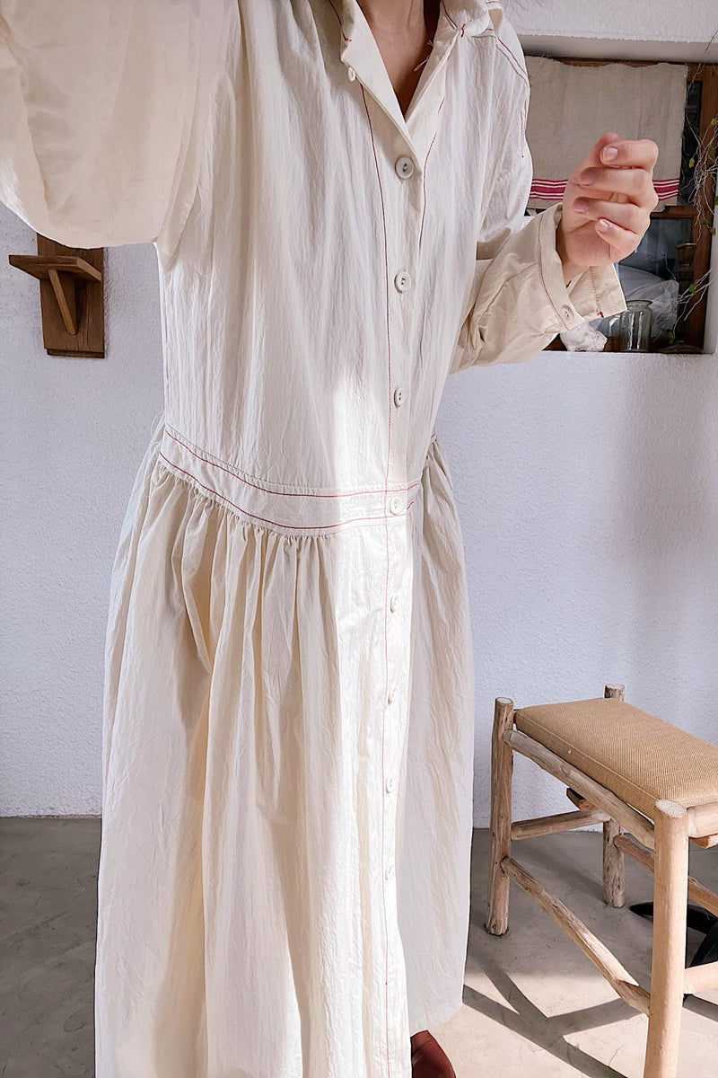 Soft Stitch Shirt Dress